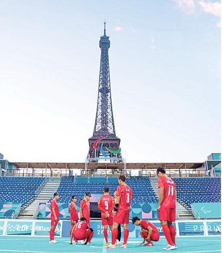 我们的配合越来越默契:中国盲人足球队在巴黎