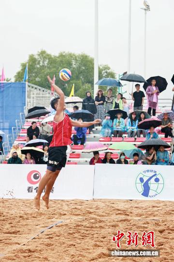 2025全国沙滩排球巡回赛在吴忠开赛 79支队伍角逐